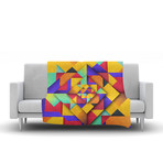 Shapes II Fleece Blanket (50" x 60")