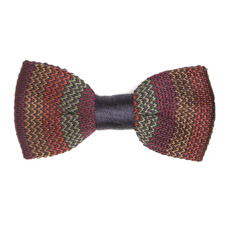 Birds Eye Bow Tie // Navy