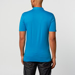 Royal Knights & Co. // Short Sleeve V-Neck Tee // Cerulean Blue (2XL)