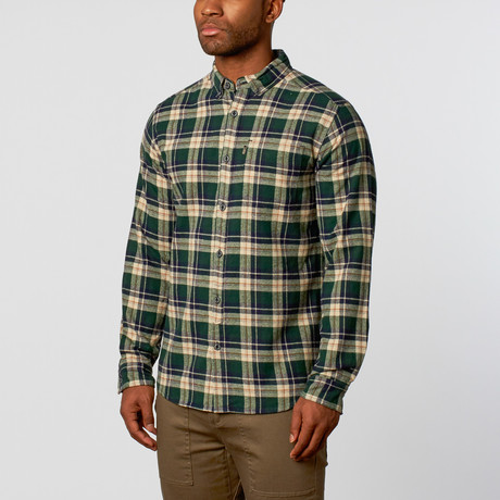 Deschutes Flannel Shirt // Green (S)