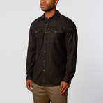 Overton Workshop // Santiam Flannel Shirt // Black (XL)