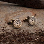 Bullet Cufflinks (Bronze)