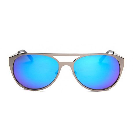 SSUR // King Gunmetal Wire Frame // Blue Mirror Lens