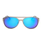 SSUR // King Gunmetal Wire Frame // Blue Mirror Lens