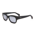 SSUR // Mafia Matte Black Frame // Silver Mirror Lens