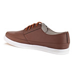 High Step Lace-Up // Tan + White (US: 8.5)