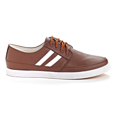 High Step Lace-Up // Tan + White (US: 7.5)