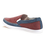 High Step Slip-On // Red + Blue (US: 8.5)