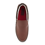 High Step Slip-On // Tan + Dark Brown (US: 8)