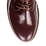 Patent Leather Oxford Shoe // Bordeaux (Euro: 41)