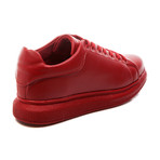 Leather Thick Sneaker // Red (Euro: 44)