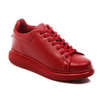 Leather Thick Sneaker // Red (Euro: 42)