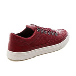 Casual Sneaker // Bordeaux + White (Euro: 41)