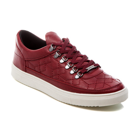 Casual Sneaker // Bordeaux + White (Euro: 40)