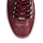 Casual Sneaker // Bordeaux + White (Euro: 40)