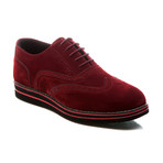 Suede Leather Oxford // Bordeaux (Euro: 40)