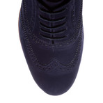 Suede Leather Oxford // Navy (Euro: 41)