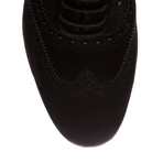 Suede Leather Oxford // Black (Euro: 40)