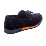 Suede Loafer // Navy + Orange (Euro: 40)