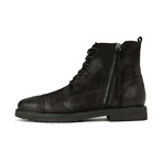 Herilios // Lace-up Toe Cap Boot // Black (Euro: 41)