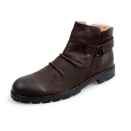 Strap Boot // Brown (Euro: 38)