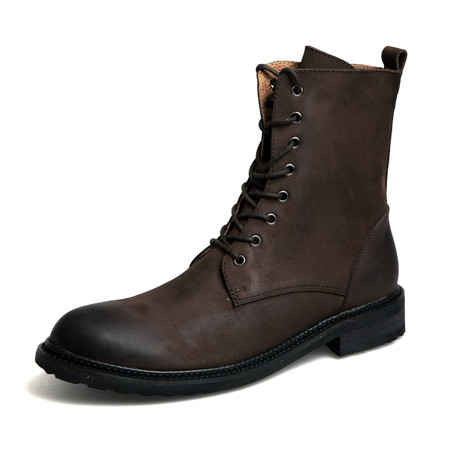 High Lace-Up Boot // Brown (Euro: 38)