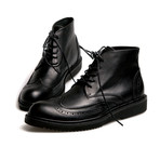 Wingtip Boot // Black (Euro: 43)