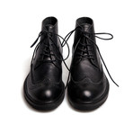 Wingtip Boot // Black (Euro: 43)