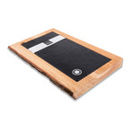 Wood + Removable Slate Plate (Small)