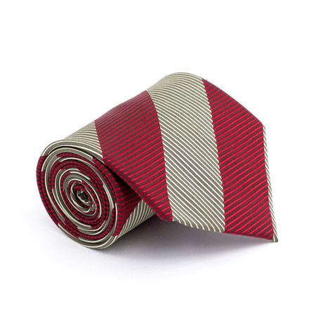 Vintage Hermes Tie // Wide Stripe