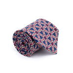 Vintage Hermes Tie // Geometric Flowers