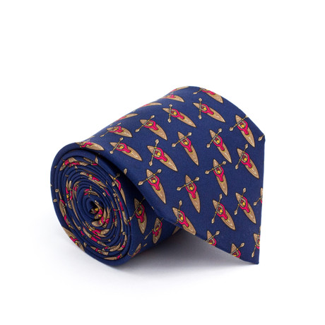 Vintage Hermes Tie // Kayaks