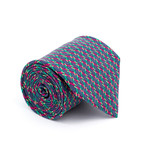 Vintage Hermes Tie // Cross Hatch