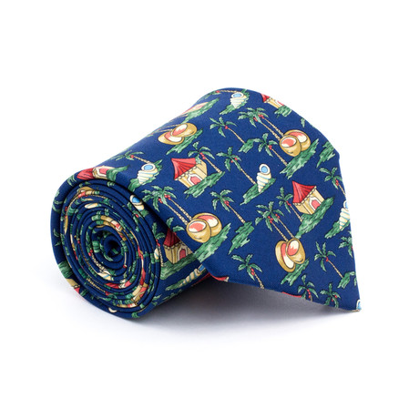 Vintage Hermes Tie // Tahitian Paradise