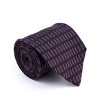 Vintage Hermes Tie // Rectangle Stripes