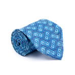 Vintage Hermes Tie // Wave Stripe