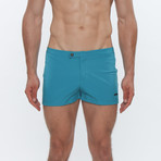 Lancaster Solid Stretch // Teal (31)