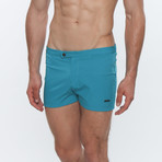 Lancaster Solid Stretch // Teal (31)