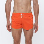 Sprinter Solid Stretch // Orange + Tan (M)