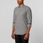 Classic Dress Shirt // Black + White (XS)