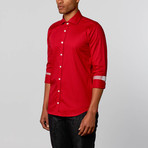 Solid Dress Shirt // Red (XS)