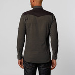 Dot Dress Shirt // Black (XS)