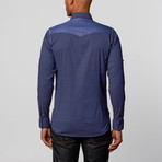 Dot Dress Shirt // Navy (XS)