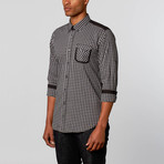 Bold Dress Shirt // Black + Grey Plaid (XS)