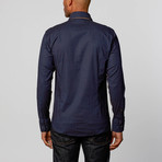 Evening Dress Shirt // Navy (XS)
