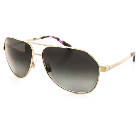 Dolce & Gabbana Sunglasses // Pale Gold + Polar Grey Gradient