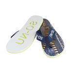 Flip Flops Men // Zipper (Size: 8)