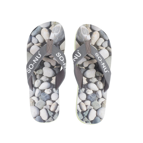 Flip Flops Men// Pebbles (Size: 8)