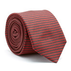 Dots + Zippers Tie // Black + Red