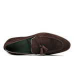 Suede Tassel Moccasin // Dark Brown (Euro: 40)